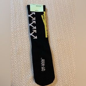 Off white socks black